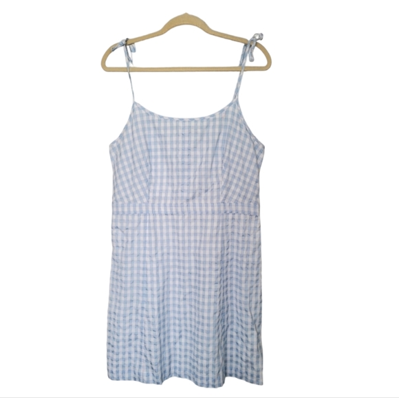 Gingham Tie-Strap Dress - Picture 4 of 7